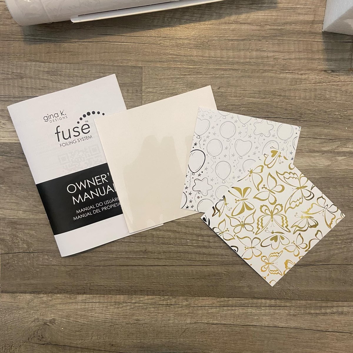 FUSE MACHINE by Gina K Designs Foil Application Hot Laminating System for Foiling Card Making Bookmarks Scrapbooking Craft Tool