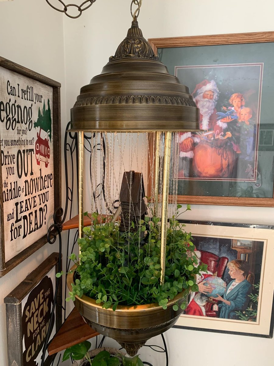 Vintage Oil Rain Lamp 1970s WORKING GRIST MILL Hanging Vintage Rain Oil Lamp 36" All Original Vintage Home Decor