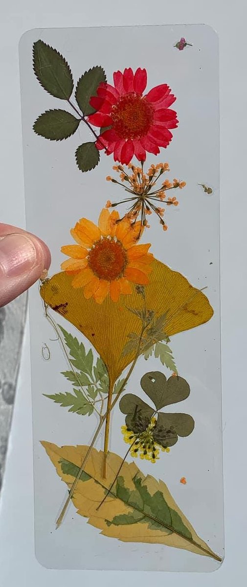 Real Flower Bookmark | Handmade Dried Bookmark | Wild Flower Bookmark | Floral Bookmark | Real Pressed Flower Bookmark |
