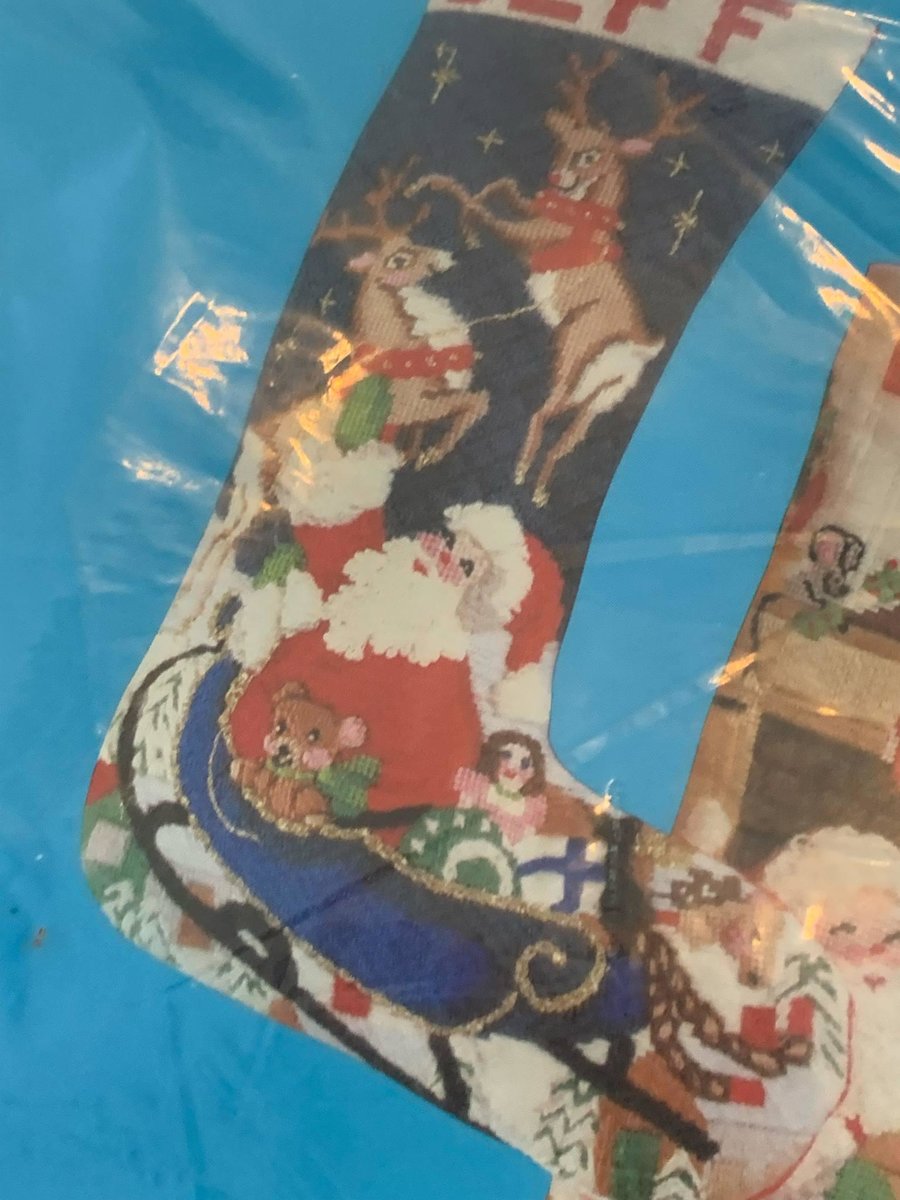 LeeWards Needlepoint Christmas Stockings Kit |Lee Wards Multiple Choice 3 DIY Holiday Stockings | Embroidered Stockings |