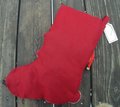 Teddy Bear Christmas Stocking,  Bucilla Santa Bear Finished Embroidered Stocking, Traditional Stockings, Personalized Stockings