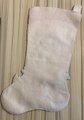 Vintage Handmade Christmas Stocking 1960's Felt Holiday Stocking Girl W/ Puppy Dog Christmas Tree Custom Stockings Wall Art Deco
