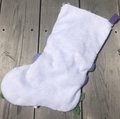 New Christmas Stocking | Handmade BUCILLA BABY BEAR Felt Holiday Stocking |  Finished Bucilla Kit | Custom Stockings | Embroidered Stockings