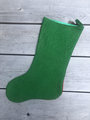 Christmas Stocking Vintage 1970's Bucilla "PAINTED" Needlepoint Santa Claus Stocking Holiday Stocking Personalized Stocking