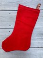 Handmade Christmas Stocking Vintage 1980s Finished Longstitch WonderArt SANTA Christmas Stocking Holiday Decor 6898