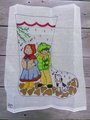 New Vintage 1970s KAPPIE ORIGINALS Needlepoint Carolers Kids Singing Christmas Stocking Kit Holiday Stocking Kit Decor