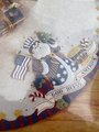 Tree Skirt Kit 85447  RARE Bucilla PATRIOTIC SANTA Christmas Tree Kit Holiday Decor Santa Claus Felt American Flag Military Gift