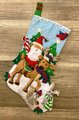 NEW Christmas Stocking - Handmade GNOME for the HOLIDAYS Felt Stocking Santa Personalized Christmas Merry Stockings Kit Holiday Decor