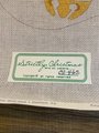 GORGEOUS Vintage STRICTLY CHRISTMAS Handpainted Needlepoint Stocking Canvas Tropical Squatty Santas Design #CS462