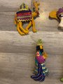 RARE Find LEE WARDS Felt Ornaments | 3 Three Wise Men | Vintage 1970's Finished Set | W/ Artisan's Personal Note!