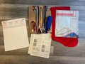 New SUNSET DESIGNS Needlepoint Stocking Dash Away All Kit 6021 Santa Reindeer