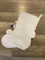 VINTAGE Bucilla Christmas Stocking SANTA'S SLEIGH 33186 16.5in Toys Tree Ho Ho Ho Santa Holiday Stocking