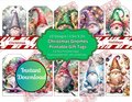 Printable Gift Tags | Gnome Christmas Gift Tags | Holiday Gift Tags | Christmas Printables | Instant Download | JPG PNG PDF Files