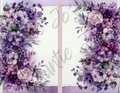 Purple Junk Journal Kit, Purple Journal Sheets, Digital Papers, Instant Printable Paper, Floral Designs,  Digital Paper Kit, PDF & PNG Files