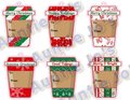 Printable Christmas Gift Tags, Holiday Tags, Christmas Tags, Coffee Cup Printables, Instant Print Tags, Holiday Gift Tags, Instant Download