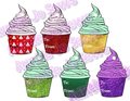 Printable Gift Tags, Frozen Yogurt Holiday Gift Tags, Christmas Gift Tags, Birthday Gift Tags, Instant Digital Download. JPG PNG PDF Files
