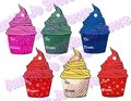Printable Gift Tags, Frozen Yogurt Holiday Gift Tags, Christmas Gift Tags, Birthday Gift Tags, Instant Digital Download. JPG PNG PDF Files