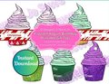 Printable Gift Tags, Frozen Yogurt Holiday Gift Tags, Christmas Gift Tags, Birthday Gift Tags, Instant Digital Download. JPG PNG PDF Files