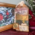 Handmade Christmas Gift Tags, Loaded Junk Journal Tags, Journal Supplies, Vintage Scrapbooking Ephemera, Vintage Holiday Tag, Ready to Ship!
