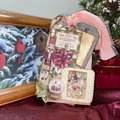 Handmade Christmas Gift Tags, Loaded Junk Journal Tags, Journal Supplies, Vintage Scrapbooking Ephemera, Vintage Holiday Tag, Ready to Ship!