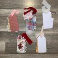 Handmade Christmas Gift Tags, Loaded Junk Journal Tags, Journal Supplies, Vintage Scrapbooking Ephemera, Vintage Holiday Tag, Ready to Ship!