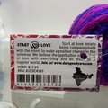 Lot of 3 DARN GOOD YARN Speckled Tweed 'Begonia' Blue Purple Recycled Silk Yarn Medium 55 yards