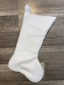 Vintage Christmas Stocking Handmade BUCILLA Snowman Needlepoint Tinted Tapesty Holiday Stocking 60301 Decor 16"