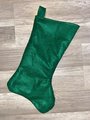 New Christmas Stocking 1970's Vintage HANDMADE Bucilla Painted Needlepoint Stocking 60523 Patchwork Holiday Stocking