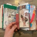 Christmas Junk Journal, Holiday Junk Journal, Handmade Journal, Gift Journal, Writing Journal, Made in USA, Snowman Journal