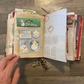 Christmas Junk Journal, Holiday Junk Journal, Handmade Journal, Gift Journal, Writing Journal, Made in USA, Snowman Journal