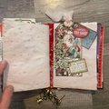 Christmas Junk Journal, Holiday Junk Journal, Handmade Journal, Gift Journal, Writing Journal, Made in USA, Snowman Journal