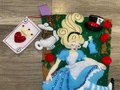 Bucilla Christmas Stockings Handmade Christmas in Wonderland Embroidered Stocking Christmas Gift Fireplace Mantle Wall Door Decoration