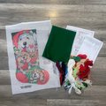 New Vintage 1999 BUCILLA Needlepoint Stocking Puppies for Christmas Kit 60770 Dogs Pets