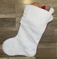 New Christmas Stocking, Finished BUCILLA Kit, Handmade PATCHWORK TEDDY, Bear Holiday Stockings #83657 Stockings with Name