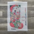 New Vintage 1999 BUCILLA Needlepoint Stocking Puppies for Christmas Kit 60770 Dogs Pets