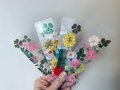 Dried Flower Bookmark | Handmade Bookmark | Wild Flower Bookmark | Pink & Purple Flowers | Floral Bookmark | Real Pressed Flower Bookmark |