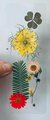 Dried Flower Bookmark | Handmade Bookmark | Wild Flower Bookmark | Pink & Purple Flowers | Floral Bookmark | Real Pressed Flower Bookmark |