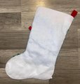 Pirate Santa Christmas Stocking, Rare Finished Bucilla Kit, Holiday Stockings, Embroidered Stockings, Personalized Stockings