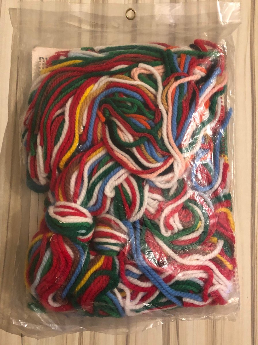 Vintage Bucilla "PAINTED" Needlepoint Christmas Stocking Kit 60600  YULETIDE GIFTS anta Claus  Holiday Stocking Circa 1970's Holiday Decor