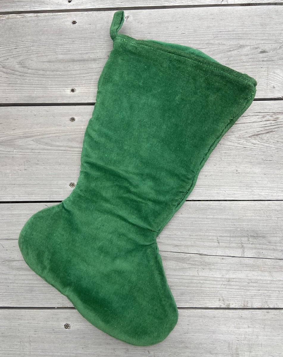 Handmade Christmas Stocking Vintage Retro Handmade FINISHED 1970s "MOM" Needlepoint Christmas Stocking Holiday Decor
