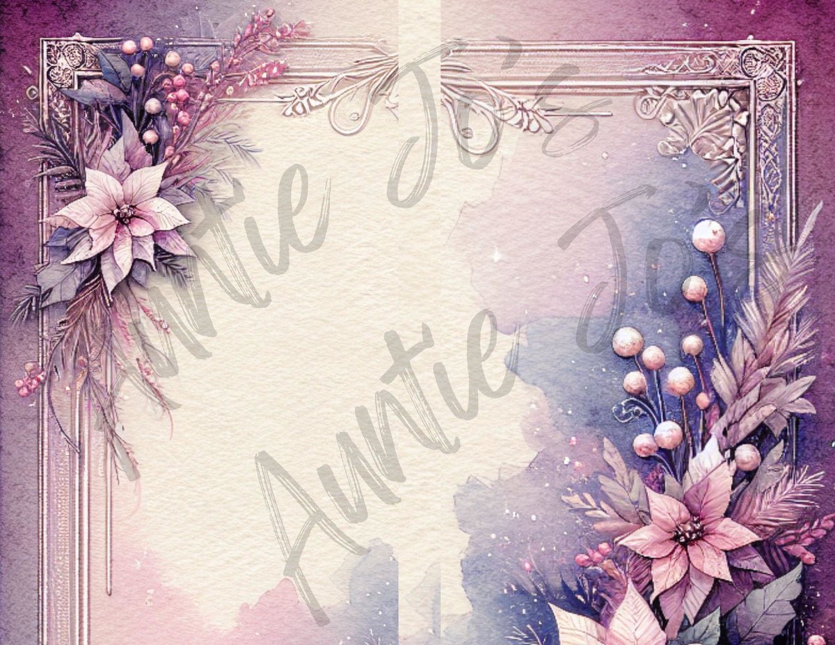 Purple Junk Journal Kit, Purple Journal Sheets, Digital Papers, Instant Printable Paper, Floral Designs,  Digital Paper Kit, PDF & PNG Files