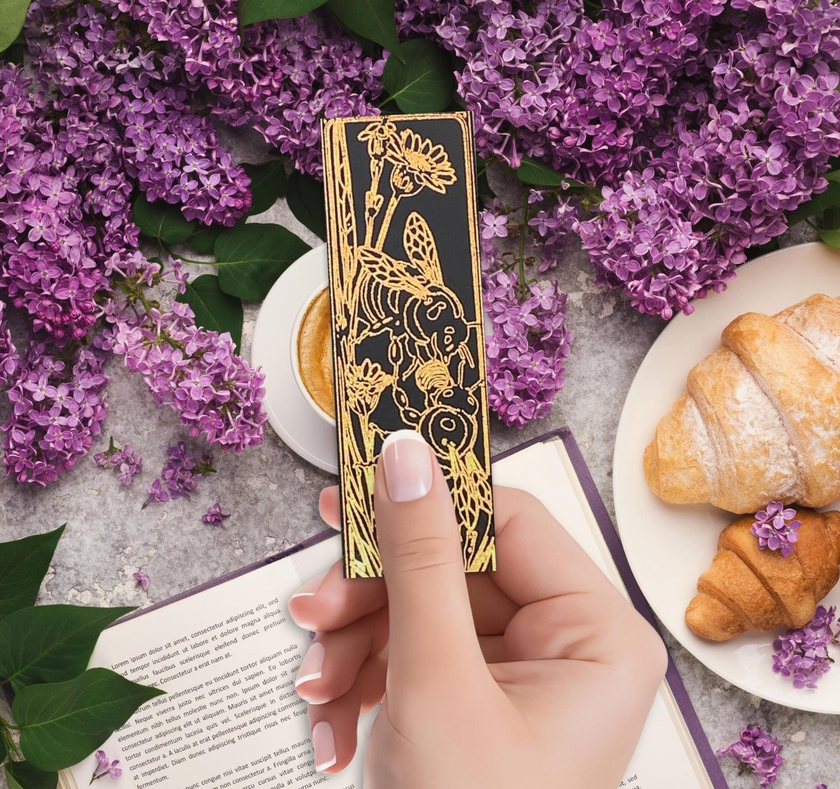 Handmade Bee Bookmarks | Handmade Foil Bookmark | Honey Bee Bookmark | Butterfly Bookmark | Birds Bookmark | JUMBO BEE Bookmark | Bumble Bee