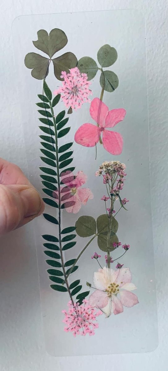 Dried Flower Bookmark | Handmade Bookmark | Wild Flower Bookmark | Pink & Purple Flowers | Floral Bookmark | Real Pressed Flower Bookmark |