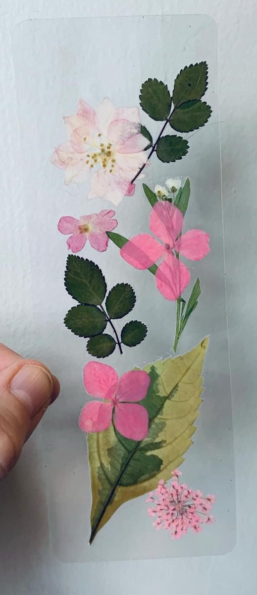 Dried Flower Bookmark | Handmade Bookmark | Wild Flower Bookmark | Pink & Purple Flowers | Floral Bookmark | Real Pressed Flower Bookmark |